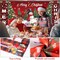 Merry Christmas Banners with 3 Pcs 71"x 43" Christmas Backdrop and Porch Signs(Christmas)1"L x 1"W